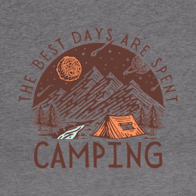 The Best Days Are Spent Camping | Camping Life by larfly